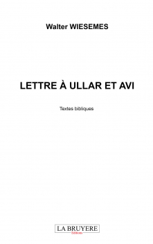 LETTRE À ULLAR ET AVI